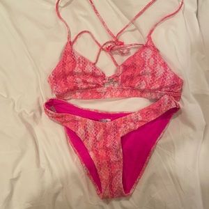 Isabella Rose pink bikini